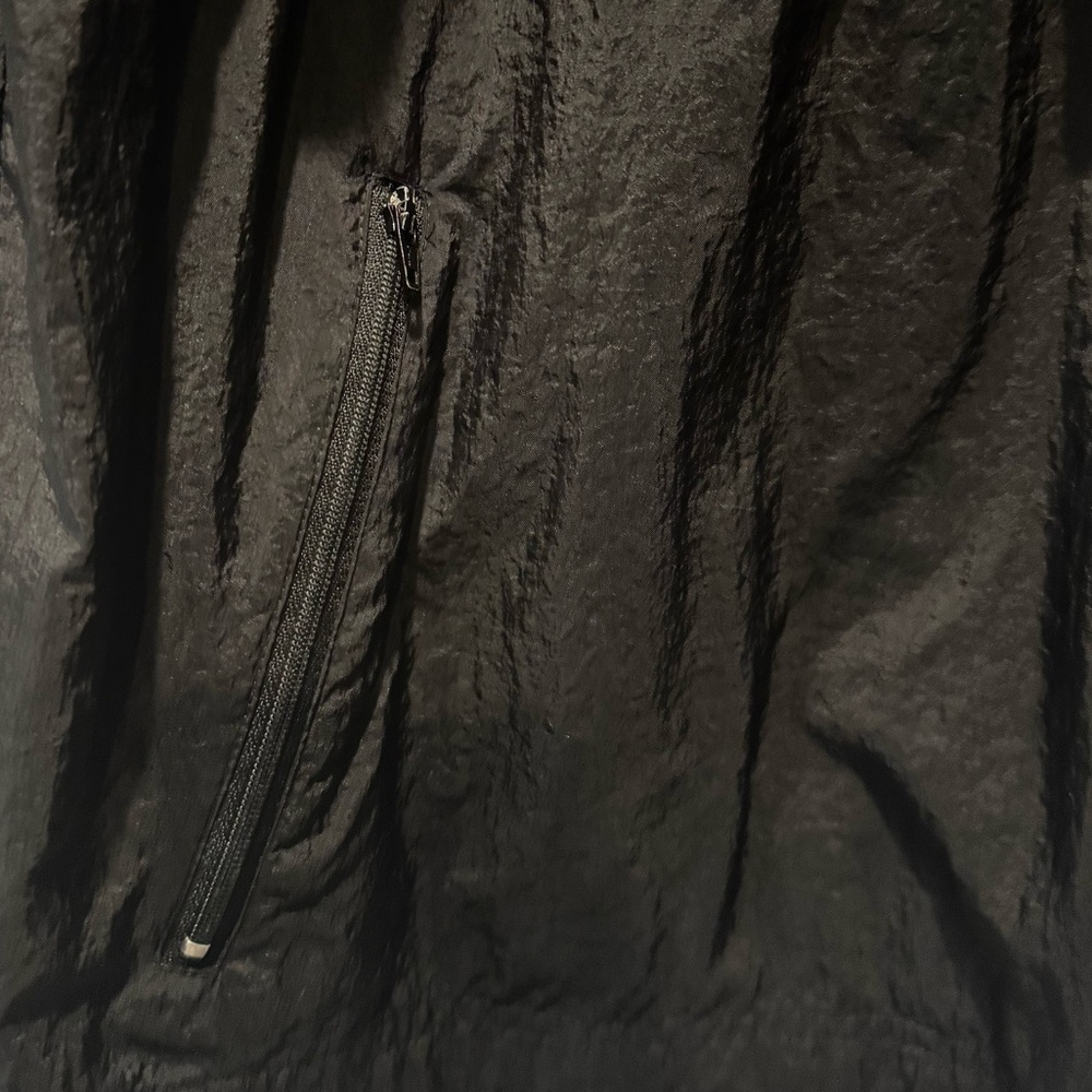 Reebok Black Windbreaker Jacket Size L Unisex Zip Front Outdoor - Picture 10 of 16